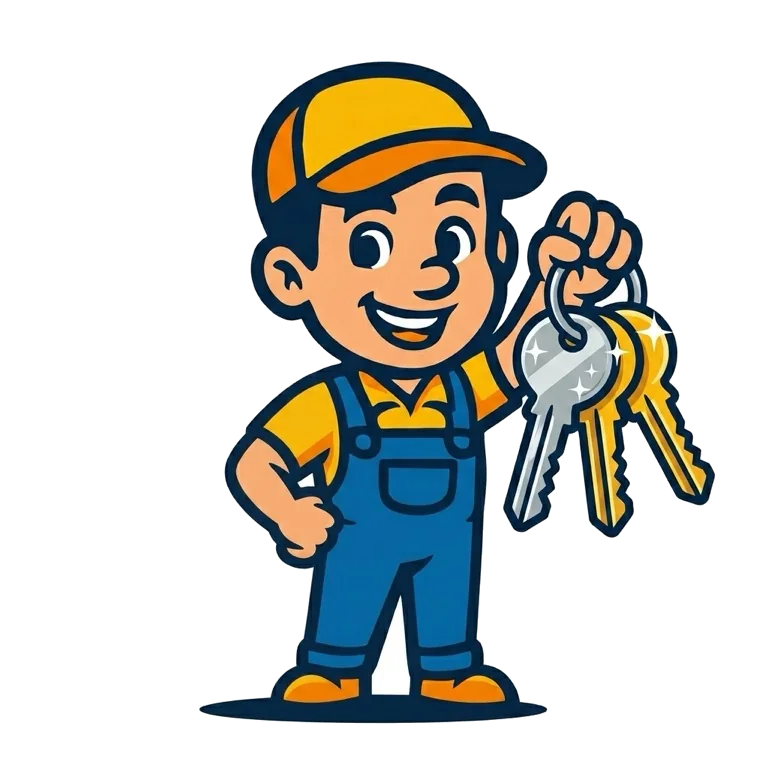 Locksmith cutting and programming a new car key on-site at the customer's location